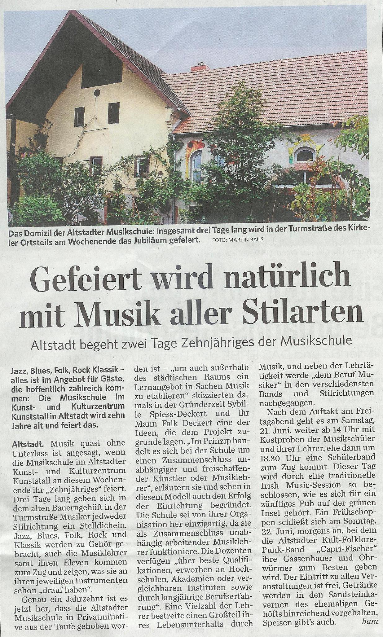 Artikel Saarbrücker Zeitung 001